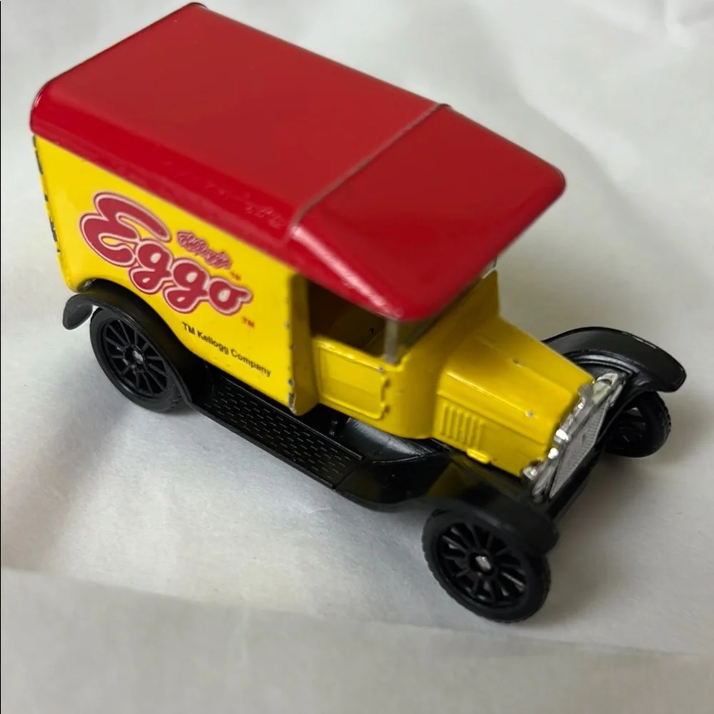 Vintage Kellogg’s Collectible Kids Toy Car - Red and Yellow